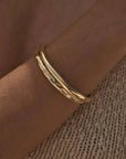 By Charlotte Hope and Protection Cuff Gold Vermeil 