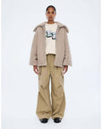 Ena Pelly Tina Teddy Jacket Birch