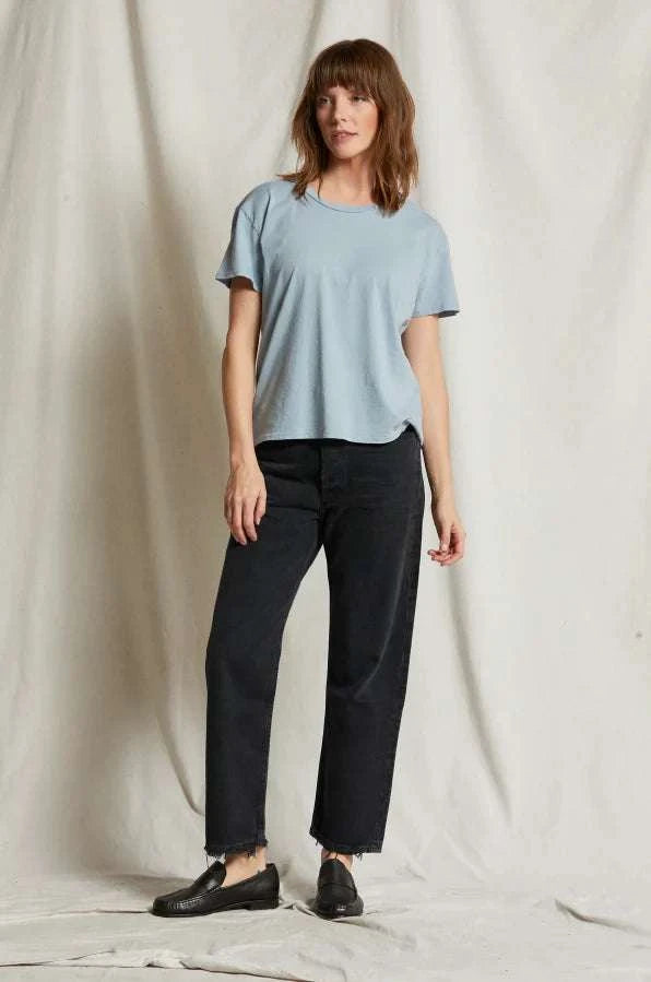 Perfectwhitetee Harley Boxy Crew Mountain Blue