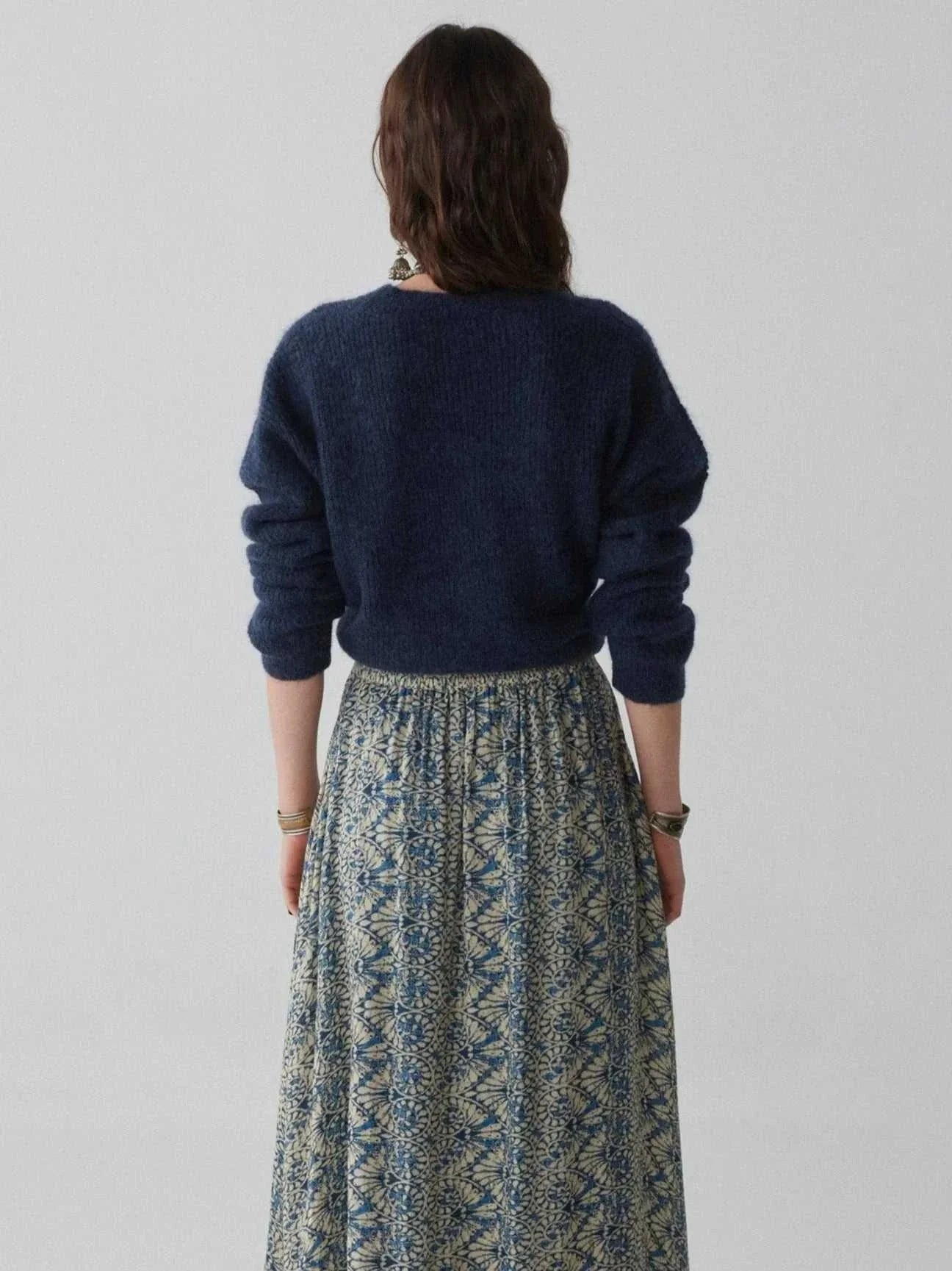 Maison Hotel Philippo Sweater Alpaca Blue