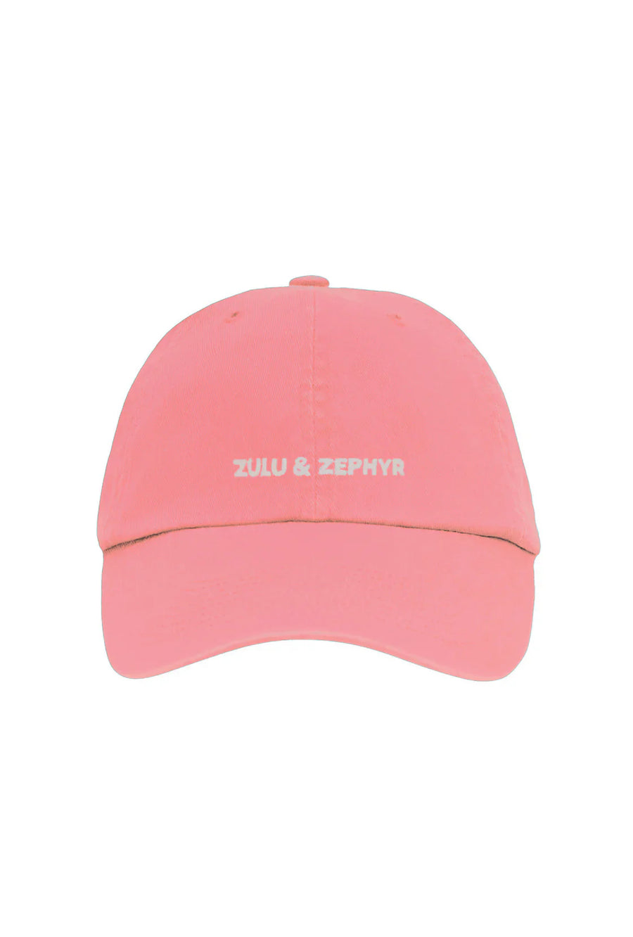 Zulu and Zephyr Canvas Cap Pink