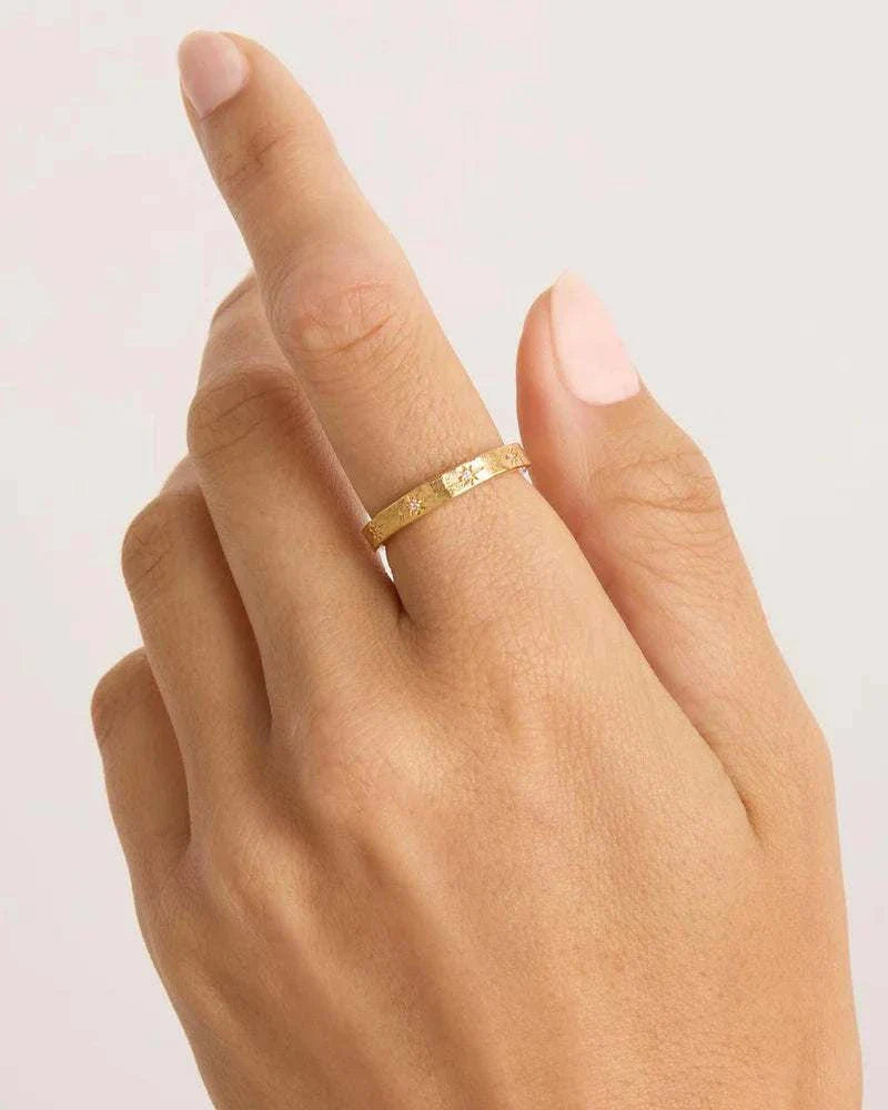 By Charlotte Stardust Ring 18k Gold Vermeil