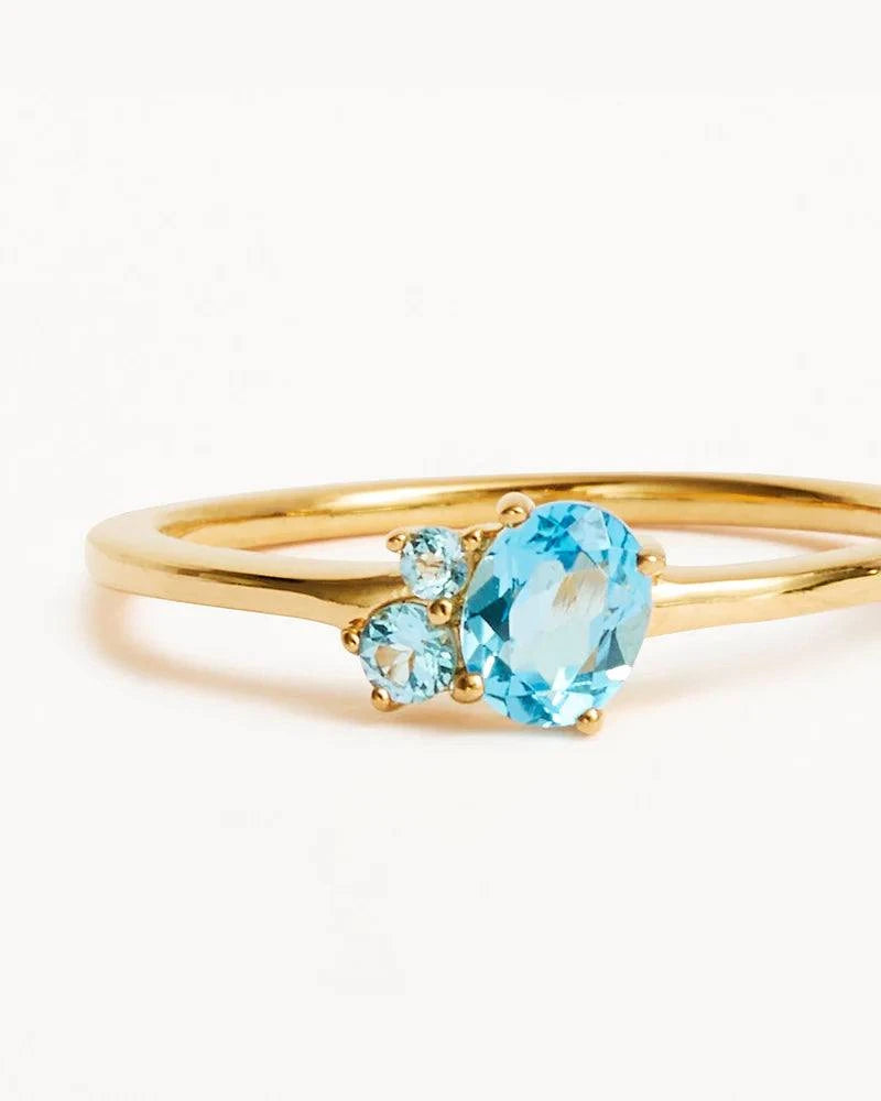 Charlotte Gold Kindred March Birthstone Ring