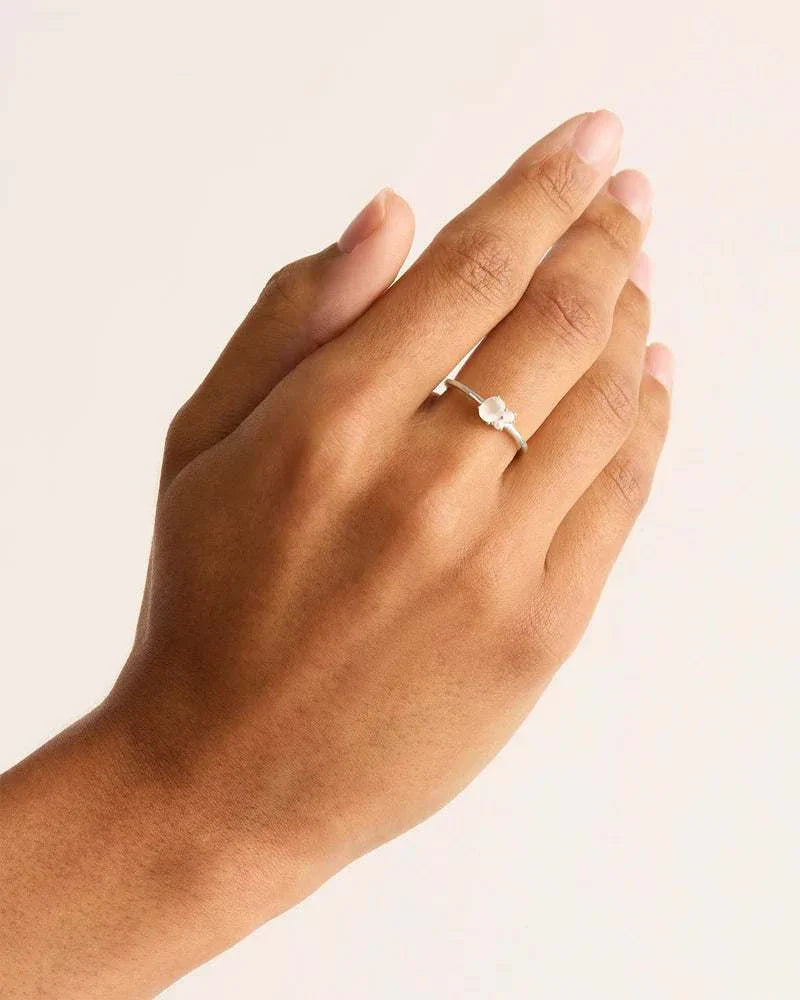 By Charlotte Sterling Silver Kindred June Birthstone Ring