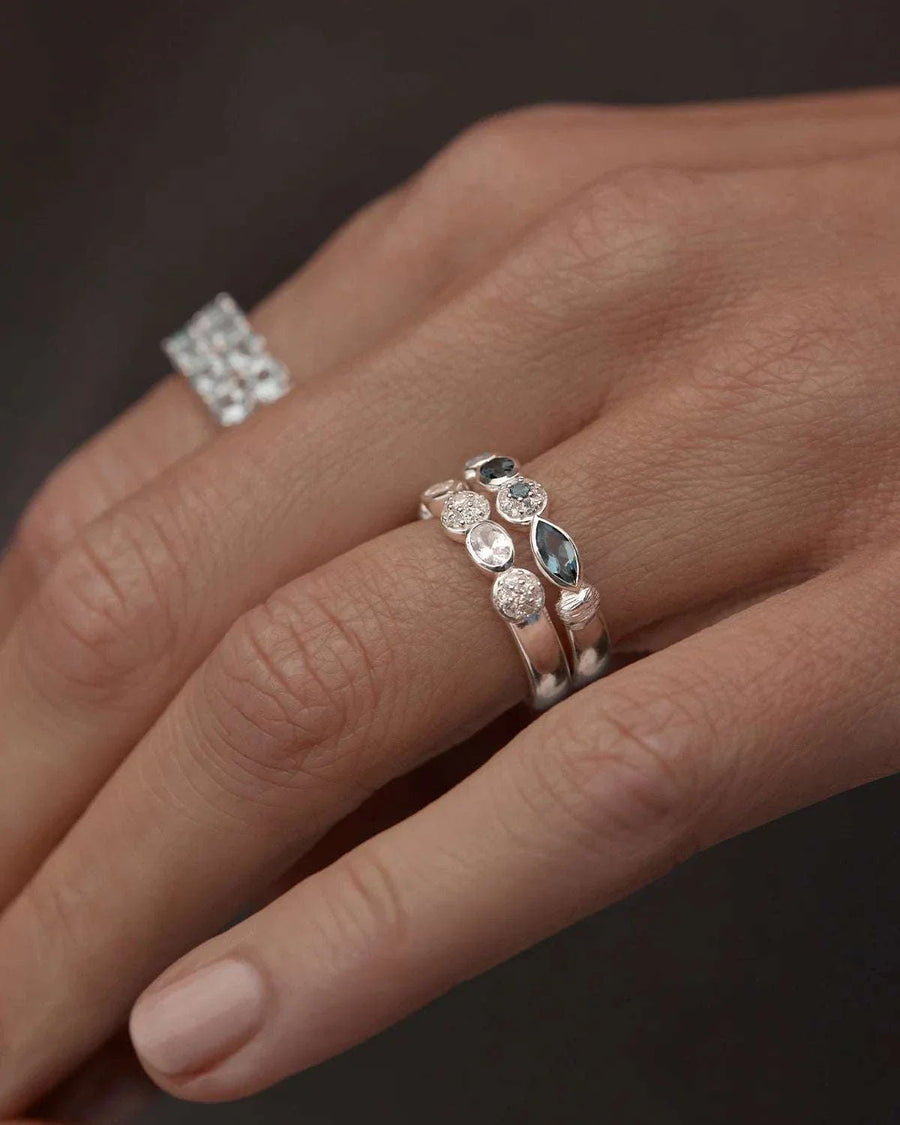 By Charlotte Sterling Silver Magic Of Eye Crystal Ring