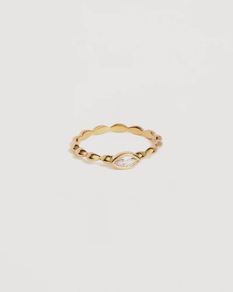 By Charlotte 18k Gold Vermeil Lucky Eye Ring