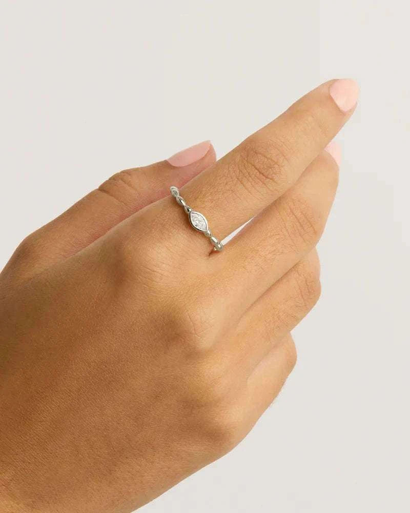 By Charlotte Sterling Silver Lucky Eye Ring