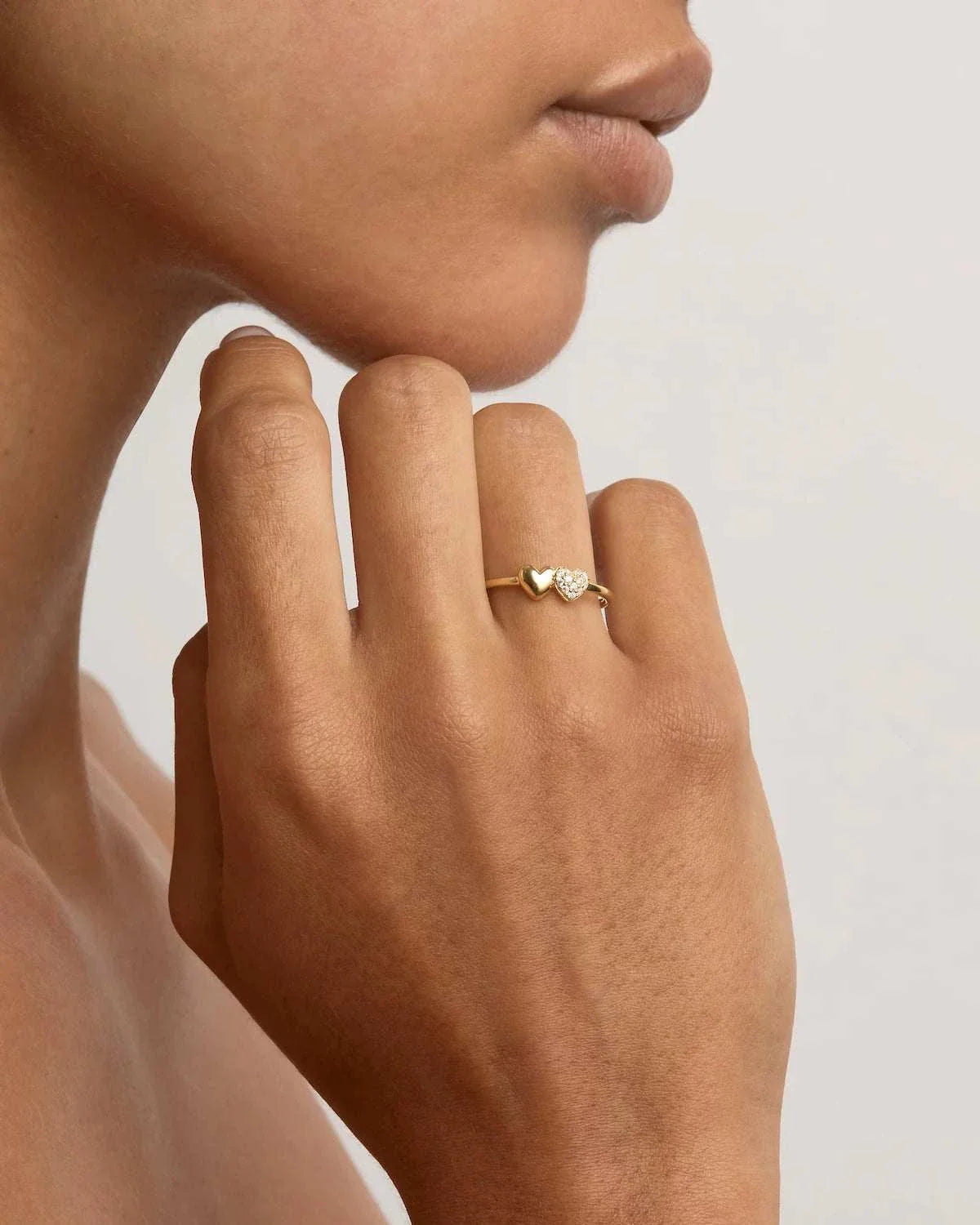 By Charlotte Always By Your Side Ring 18k Gold Vermeil