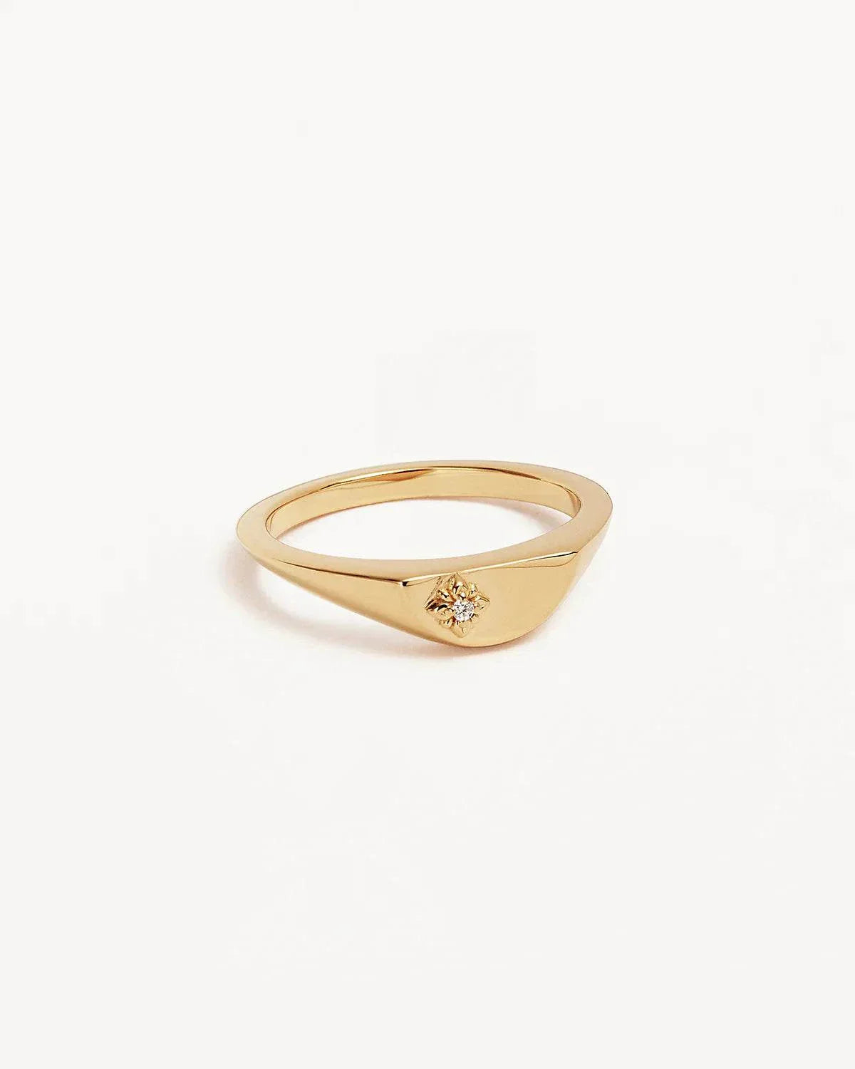 By Charlotte Lotus Rings 18k Gold Vermeil