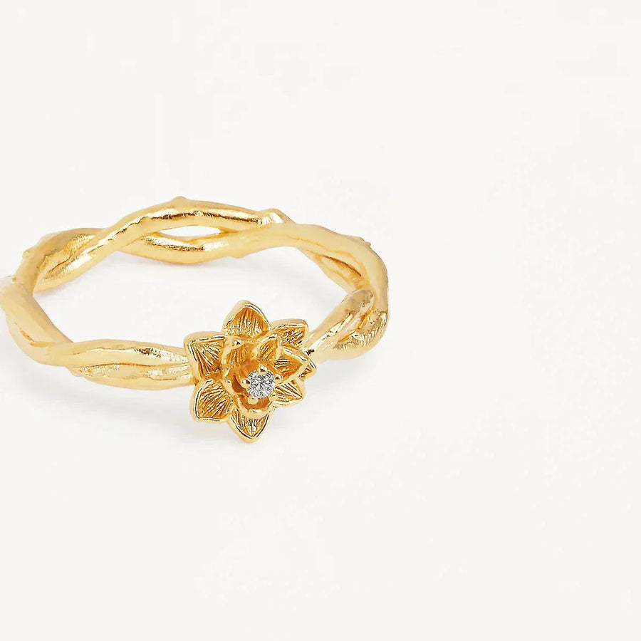 By Charlotte Bloom Within Lotus Ring 18k Gold Vermeil