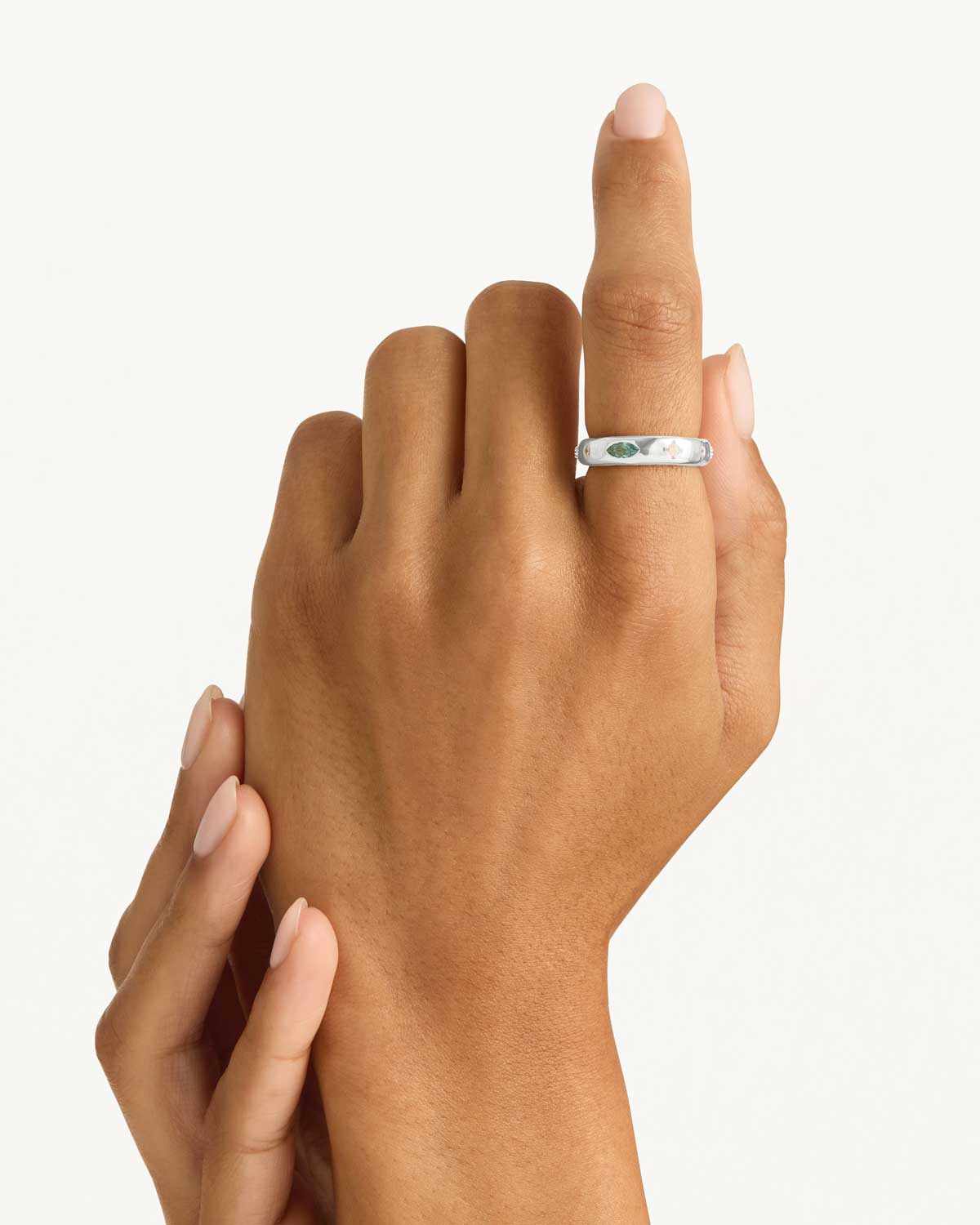 By Charlotte Hope and Protection Ring Sterling Silver 