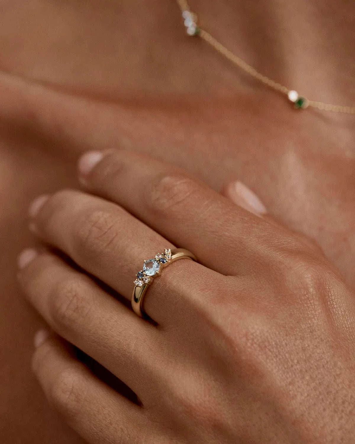 By Charlotte I Breathe I Become Ring Vermeil Gold