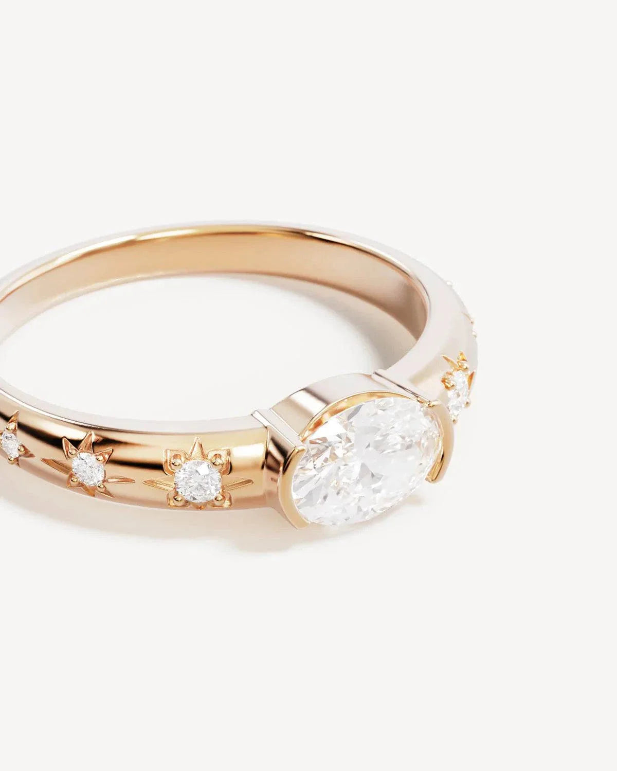 By Charlotte Celestial Skies Ring 18k Gold Vermeil