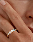By Charlotte Breathe In Stillness Ring 18k Gold Vermeil