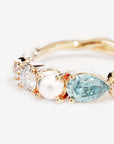 By Charlotte Breathe In Stillness Ring 18k Gold Vermeil