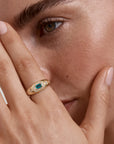 By Charlotte Trust Your Intuition Ring Gold