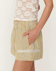 Rocco Lace Boxer Shorts Sunflower