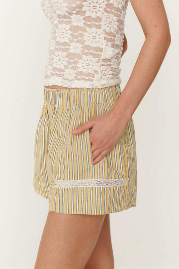 Rocco Lace Boxer Shorts Sunflower