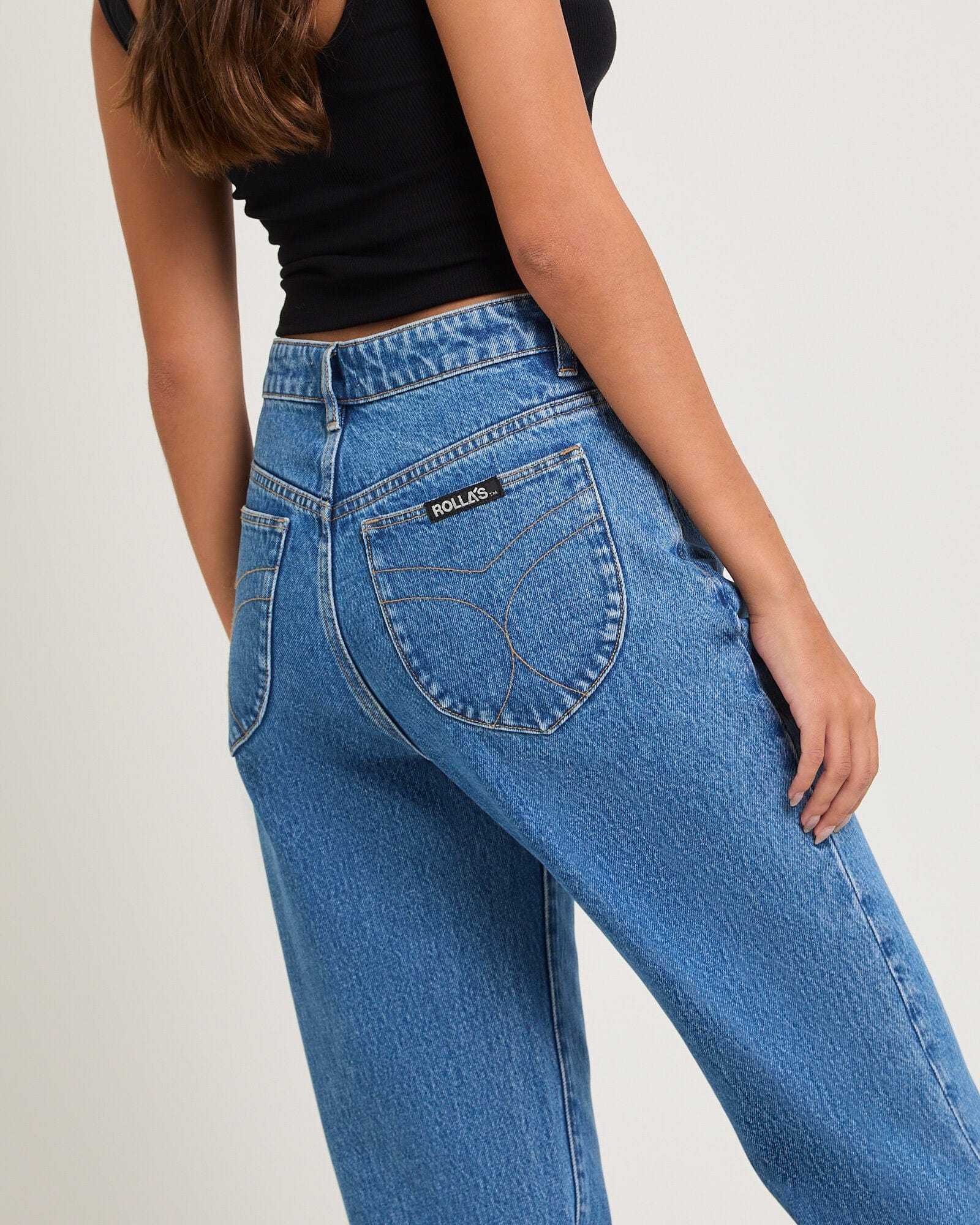 Rollas 90s Relaxed River Mid Vintage Blue