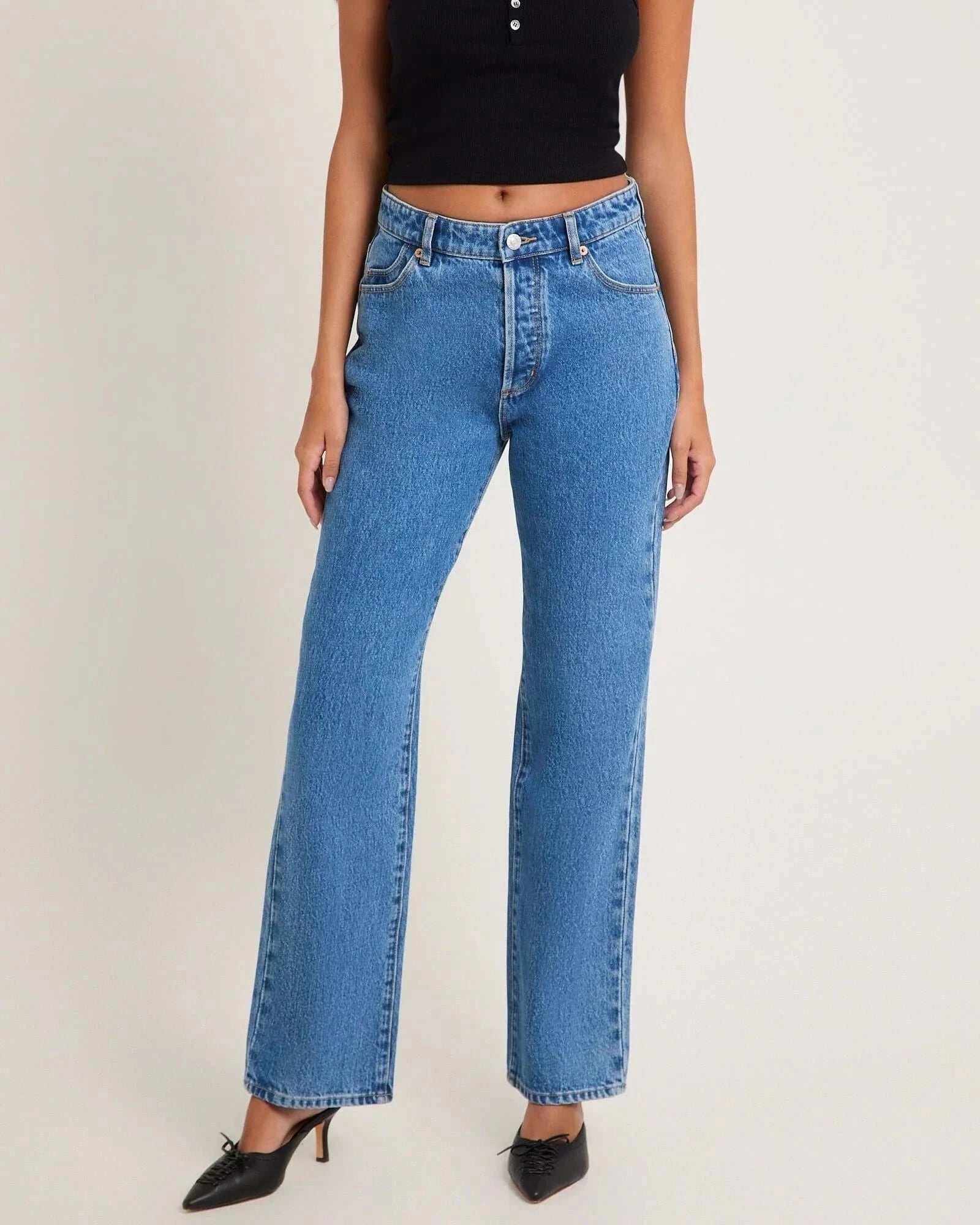 Rollas 90s Relaxed River Mid Vintage Blue