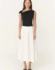 Rowie Anouk Midi Skirt Bone