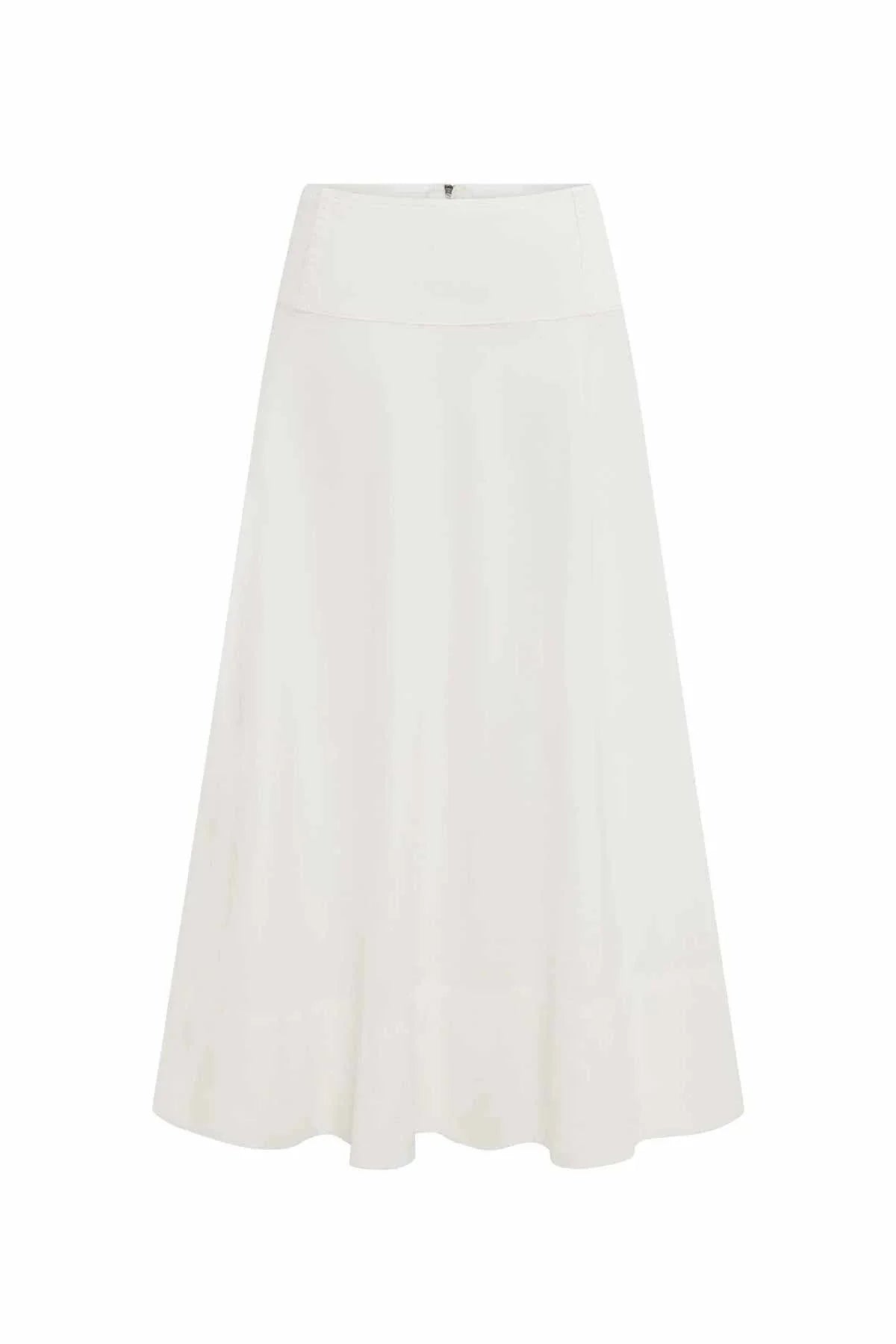 Rowie Anouk Midi Skirt Bone