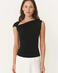 Rowie Elara Twist Top Noir