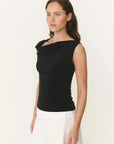 Rowie Elara Twist Top Noir