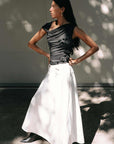 Rowie Elara Twist Top Noir