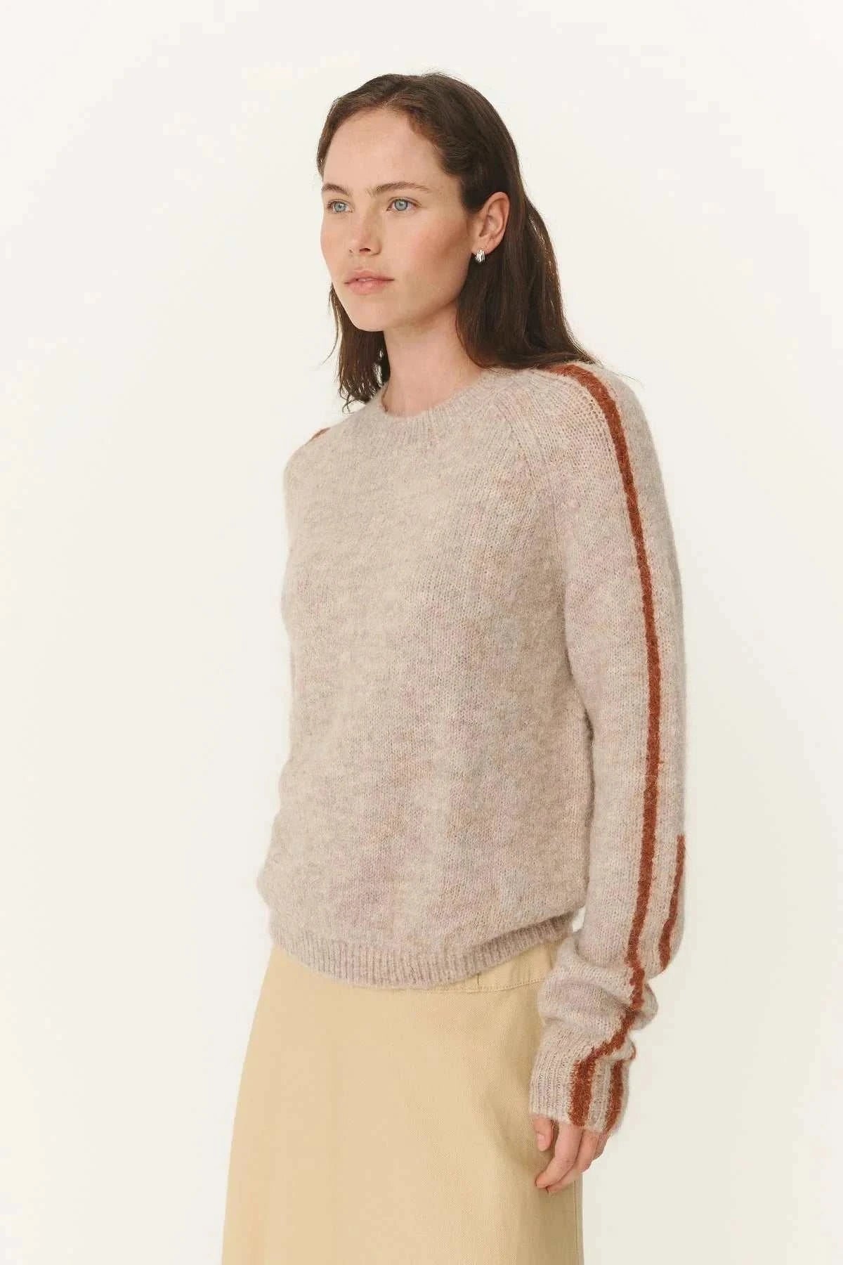 Rowie Lana Knit Jumper Fawn