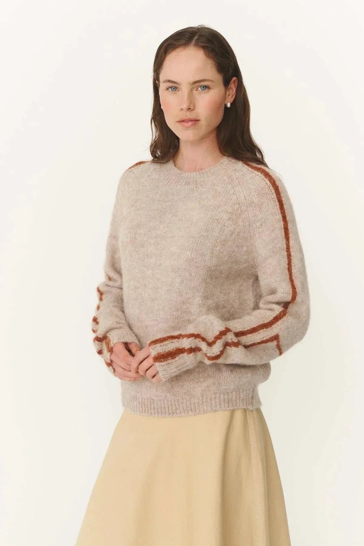 Rowie Lana Knit Jumper Fawn