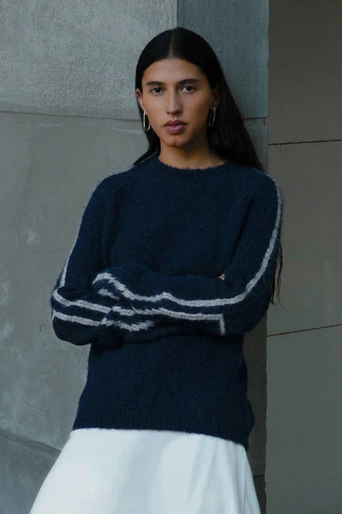 Rowie Lana Knit Jumper Midnight