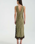 Rowie Annie Silk Midi Dress Papillon