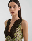 Rowie Annie Silk Midi Dress Papillon