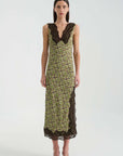 Rowie Annie Silk Midi Dress Papillon