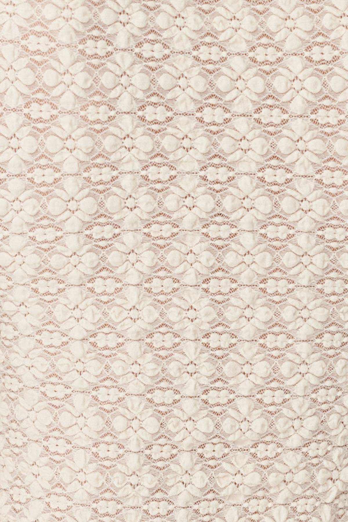 Rowie Samantha Clover Lace Top Creme
