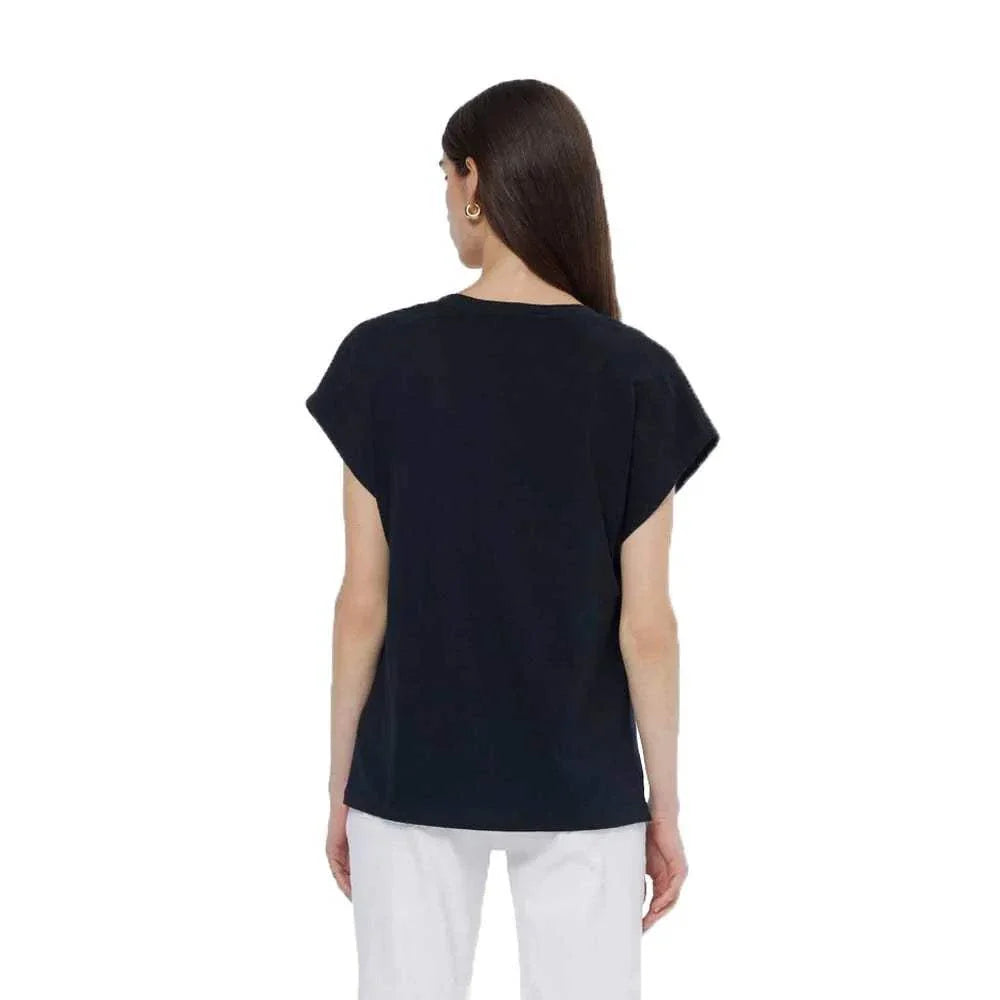 Scotch and Soda Core Short Sleeve Top Black