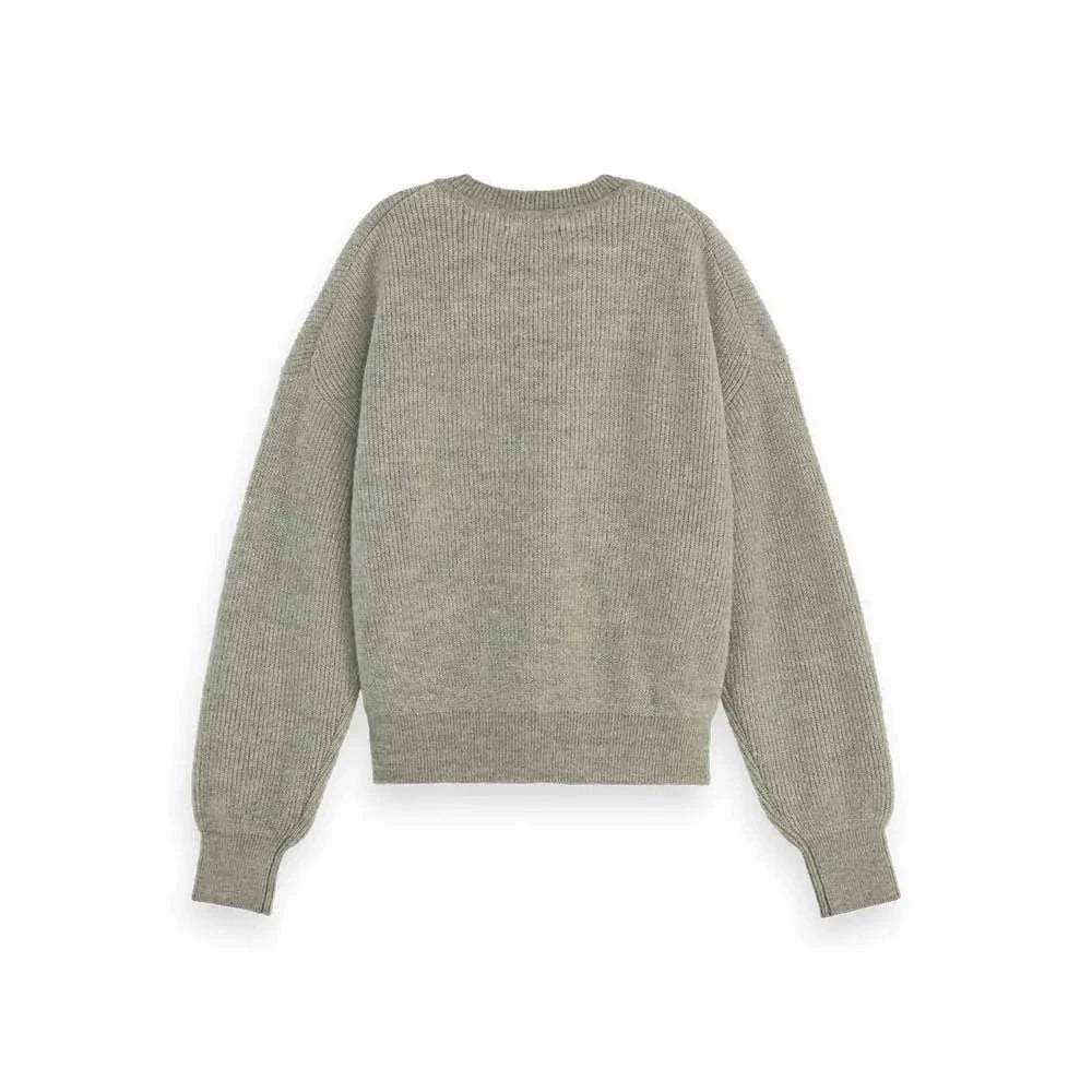 Scotch and Soda Fuzzy Crew Neck Pullover Washed Sage