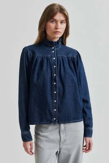 Second Female Mina Denim Shirt Blue