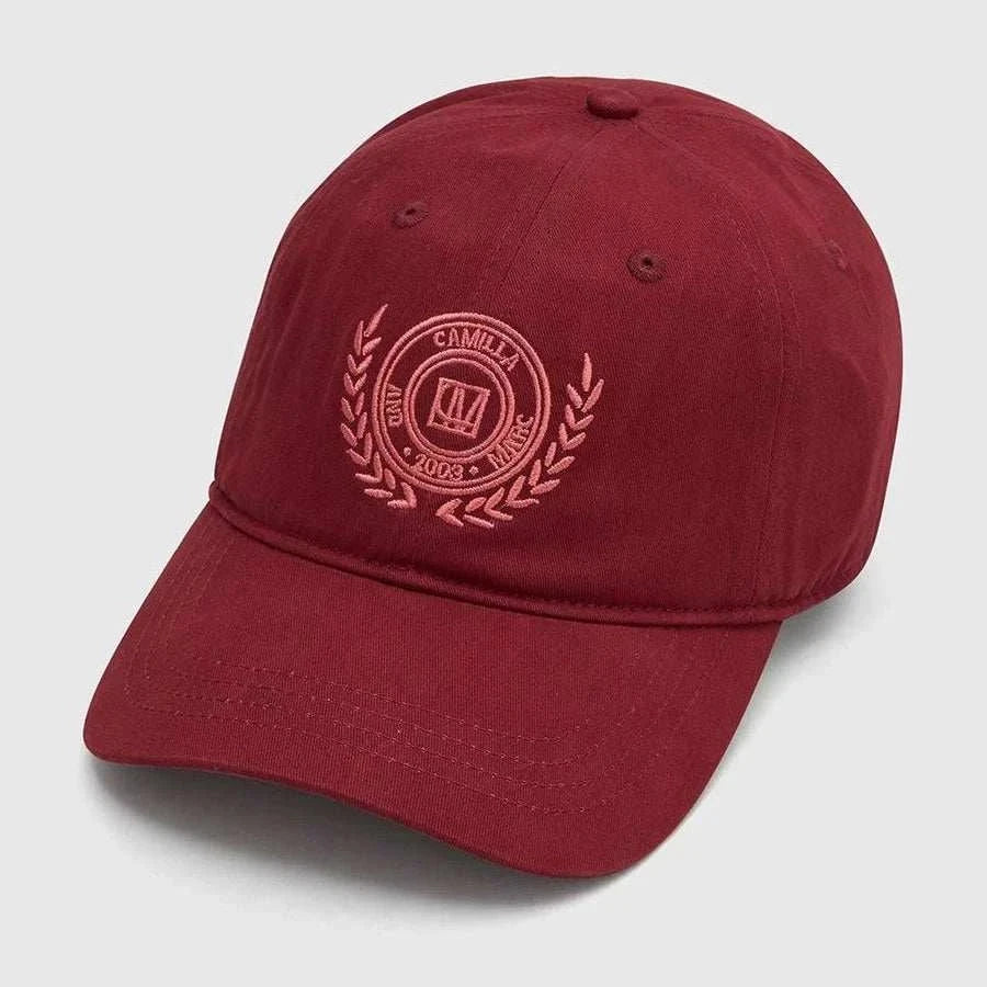 Camilla and Marc Wade Cap Wine Raspberry