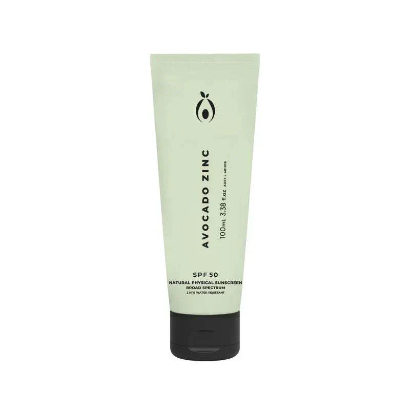 Avocado Zinc SPF Natural Physical Sunscreen 100ml