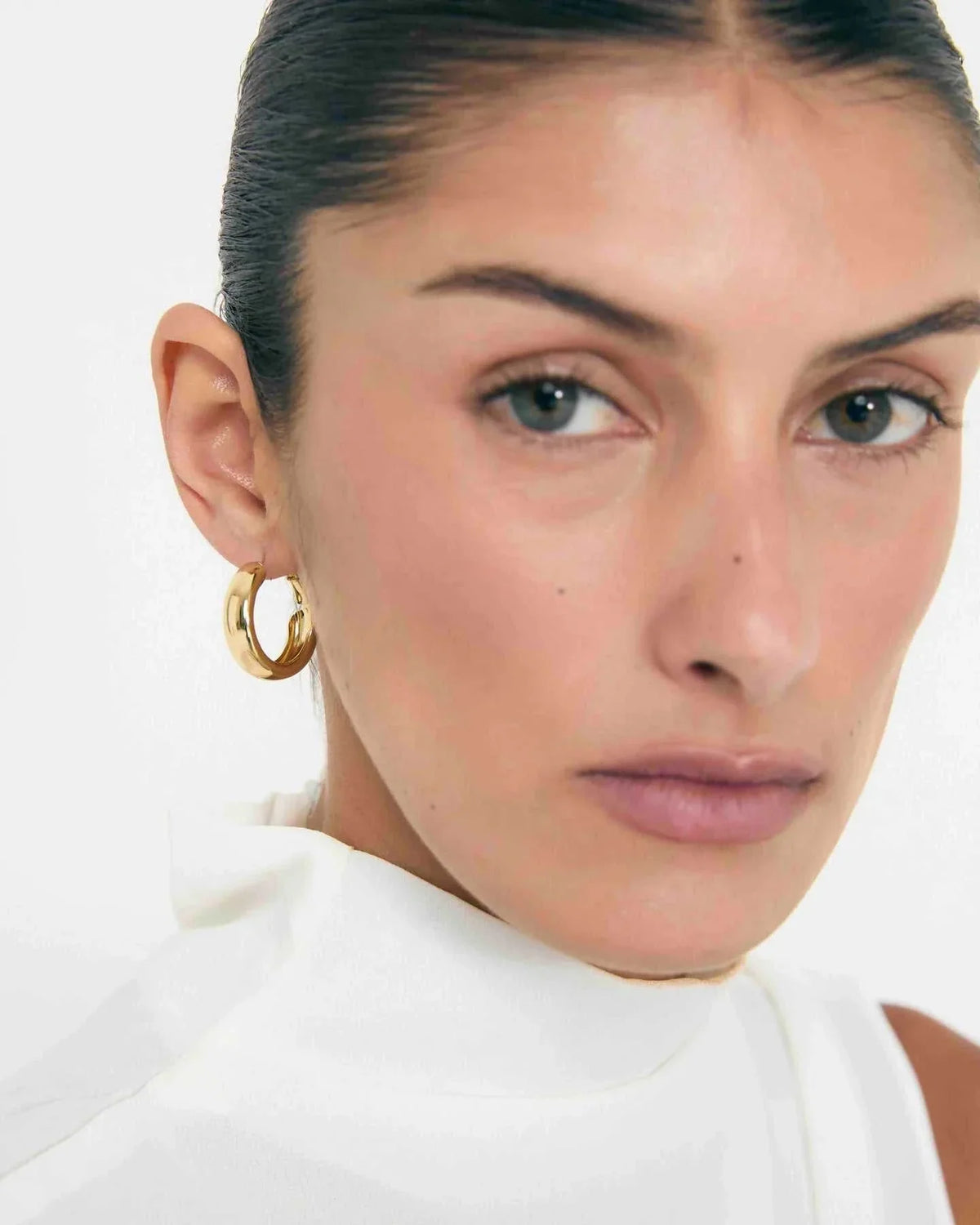 De Sur Statement Earrings Gold