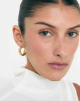 De Sur Statement Earrings Gold
