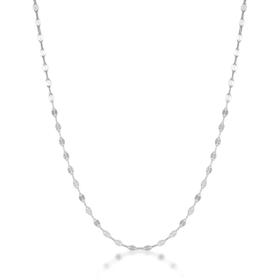 De Sur Drapped Necklace Silver