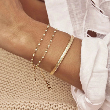 Arms of Eve Stevie Cuff Bracelet Gold.