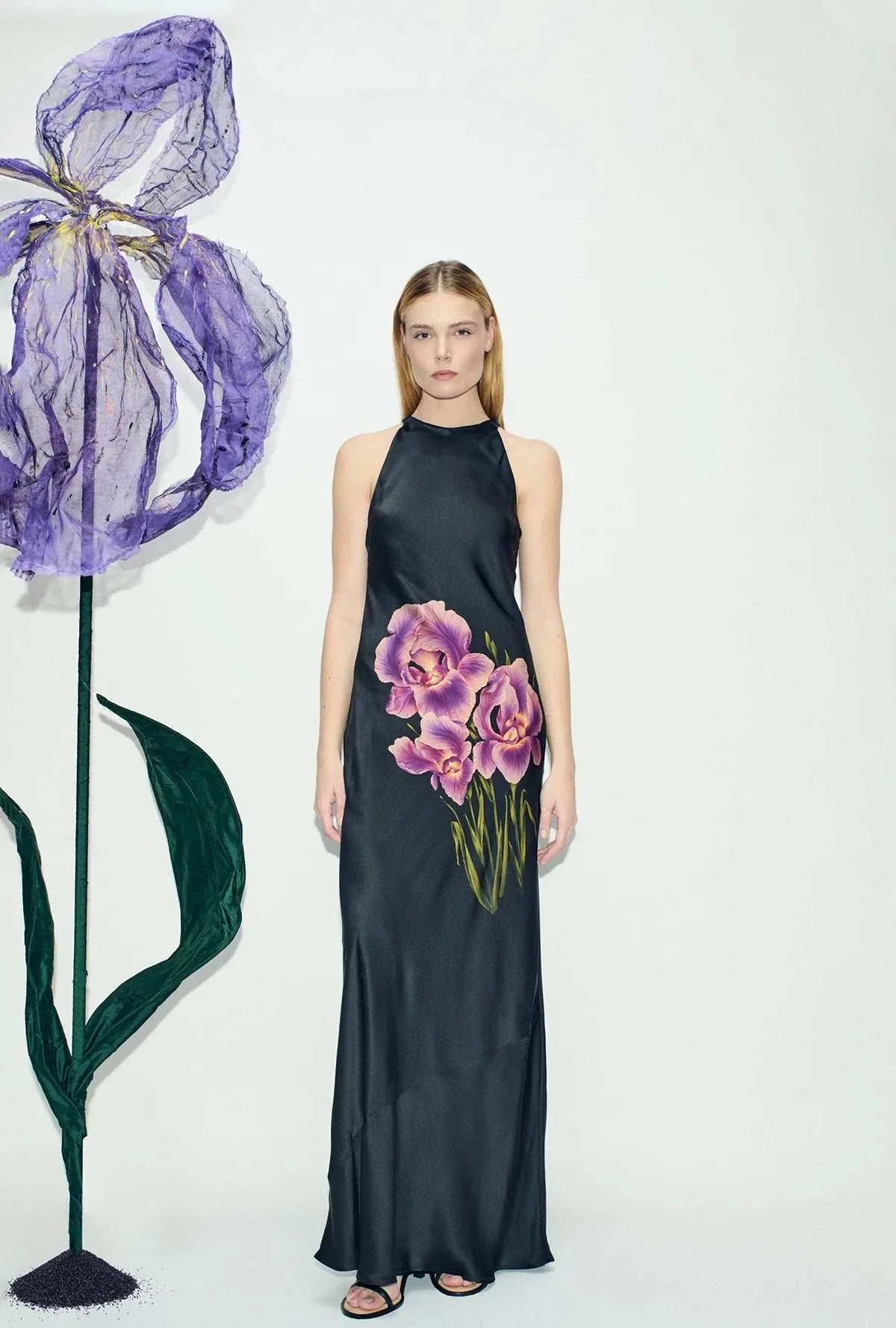 Silk Laundry High Low Dress Iris