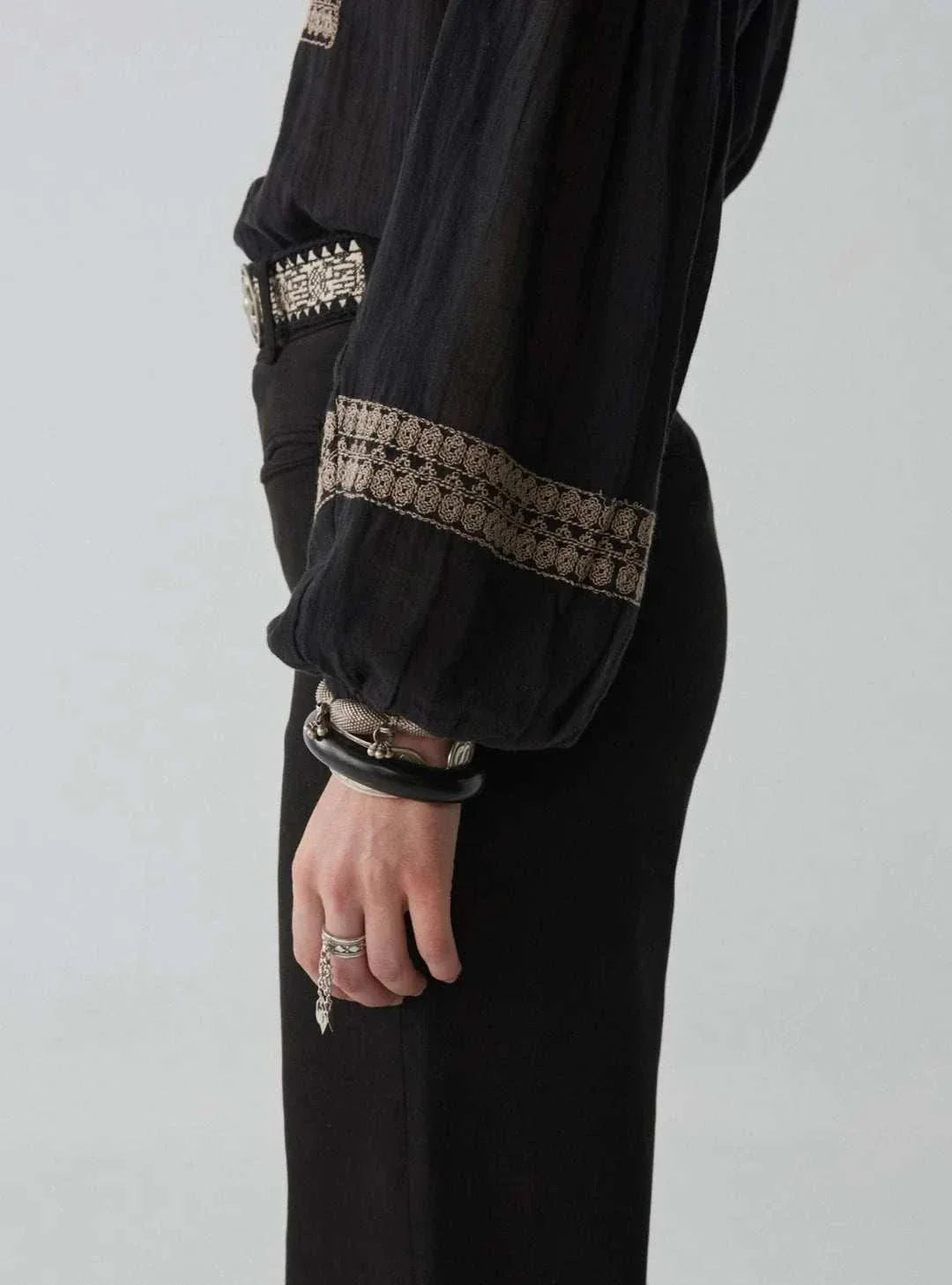 Maison Hotel Tina Blouse Madurai Charcoal