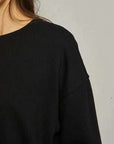 Perfectwhitetee Tyler French Terry Pullover Sweatshirt True Black