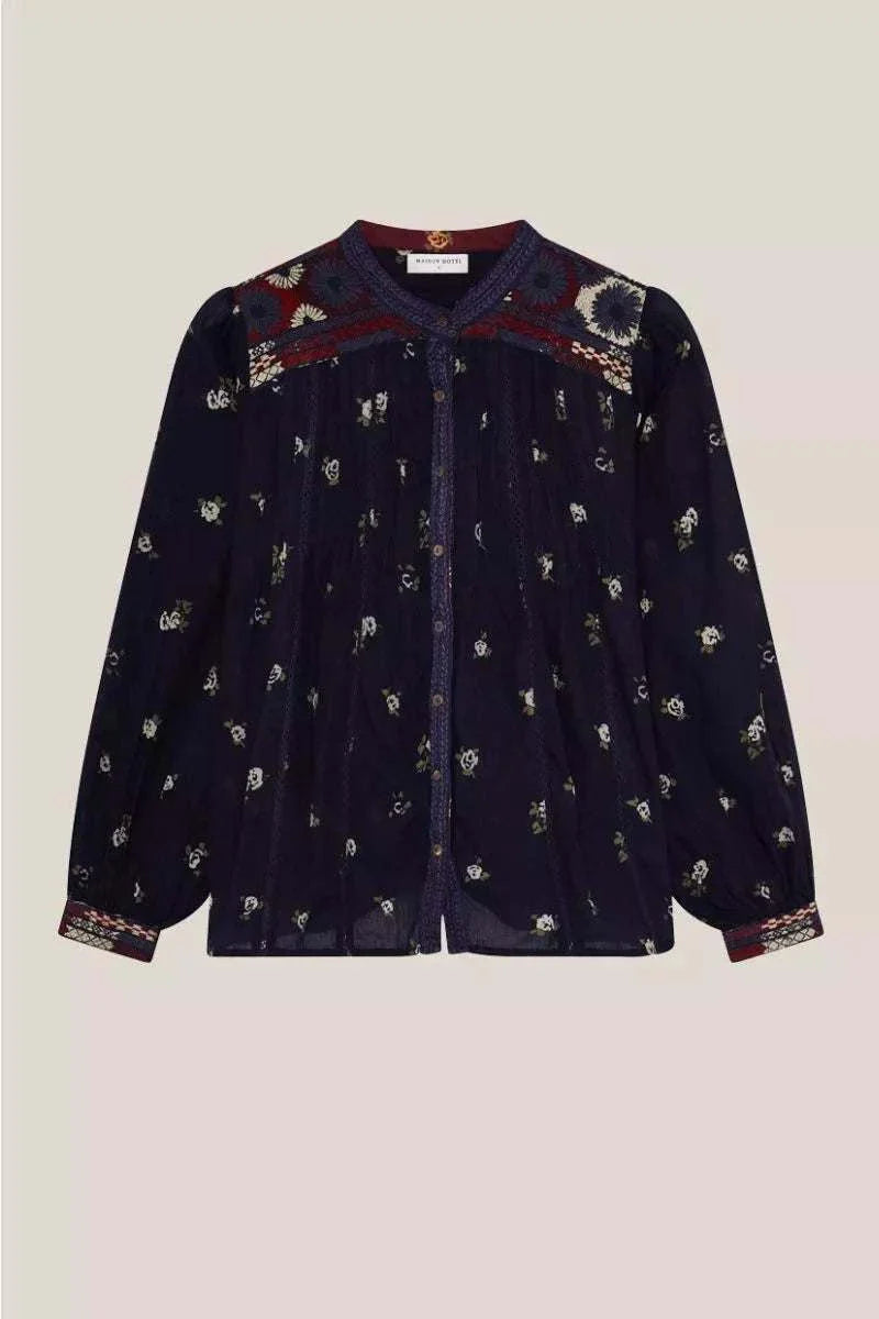 Maison Hotel Milla Blouse Marino
