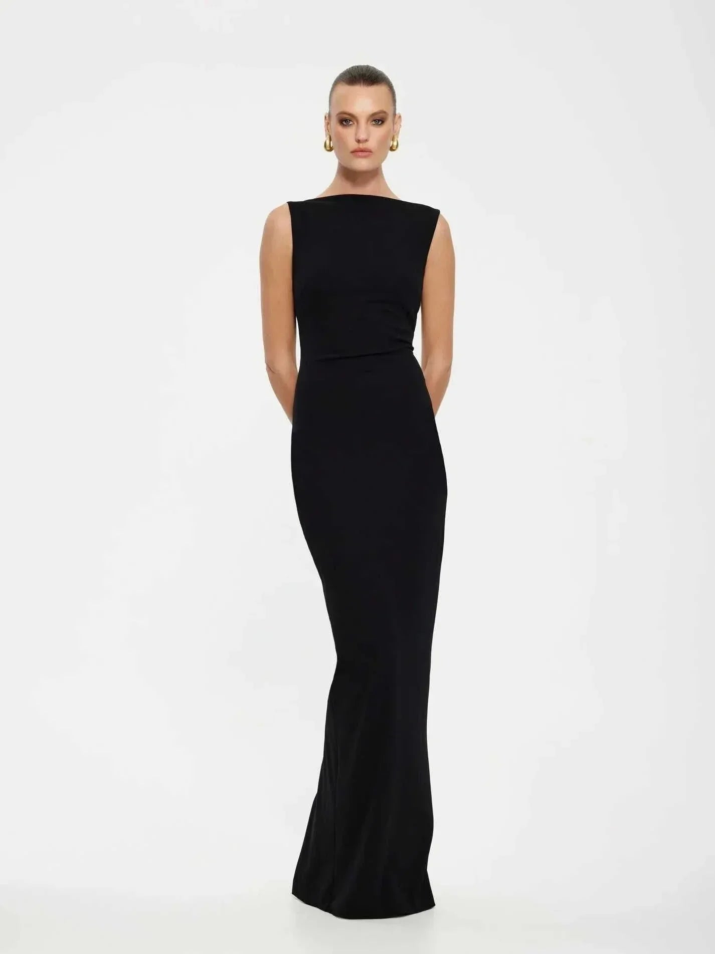 Effie Kats Verona Gown Black